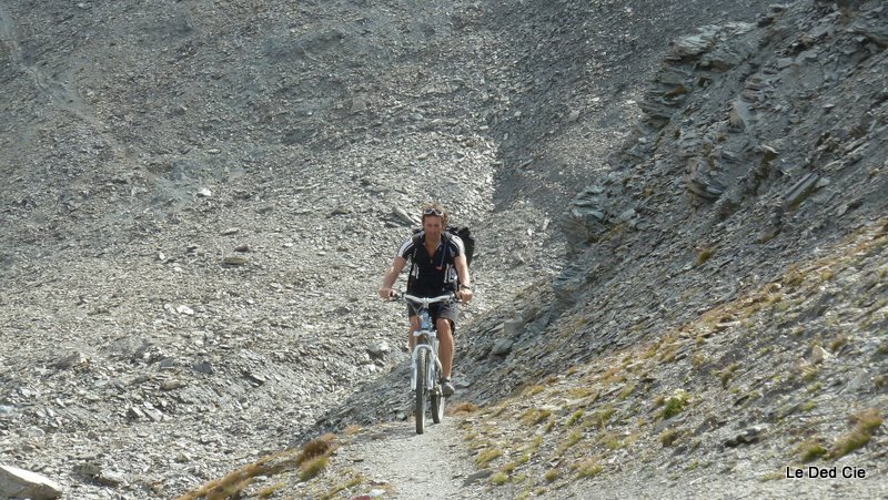 Colle di Bellino : Yann sort au colle