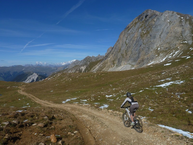 un peu de piste d'alpage