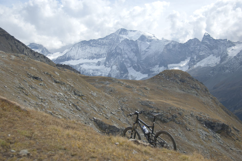 passage de la frête : Au col vue sur la grande casse