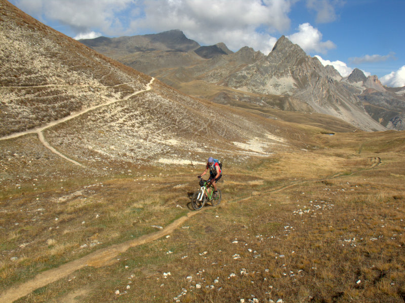 #1 Col de la Vallée Etroite : Friz en termine après un léger fourvoyage... Col de la Vallée Etroite : Friz en termine après un léger fourvoyage...