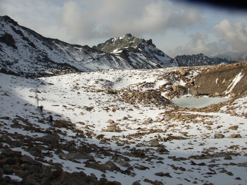 Sous le Roc de Valmeinier : Pas bon pour la baignade