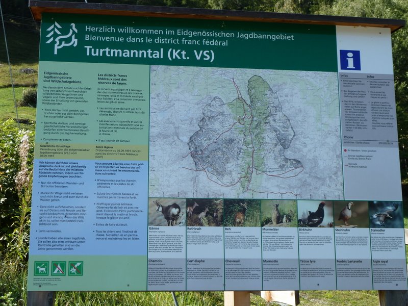 #2 Turtmanntal : Réserve du Turtmanntal, autorisée aux vélos... Turtmanntal : Réserve du Turtmanntal, autorisée aux vélos...