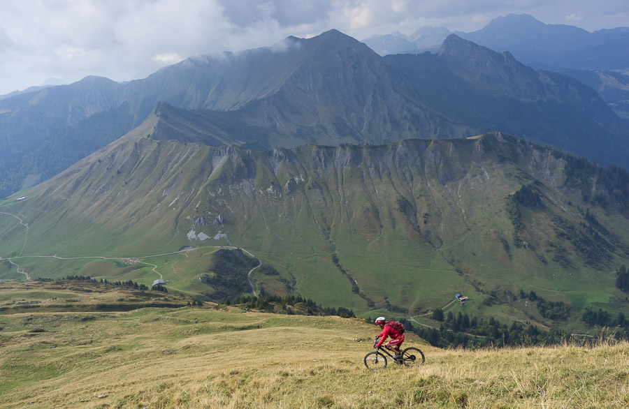 #12 Au dessus du Col de la Golèse : ca tabasse bien par endroit Au dessus du Col de la Golèse : ca tabasse bien par endroit