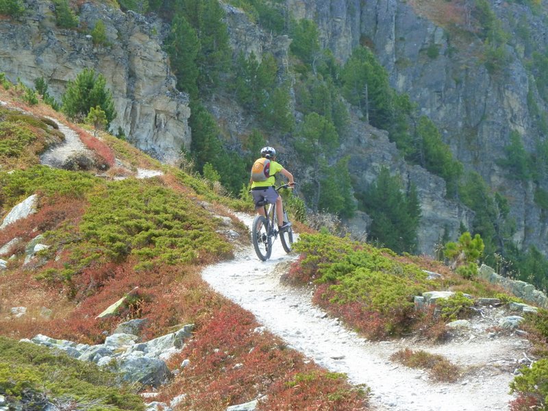 Pointes de Nava : Traversée sous les Ptes de Nava