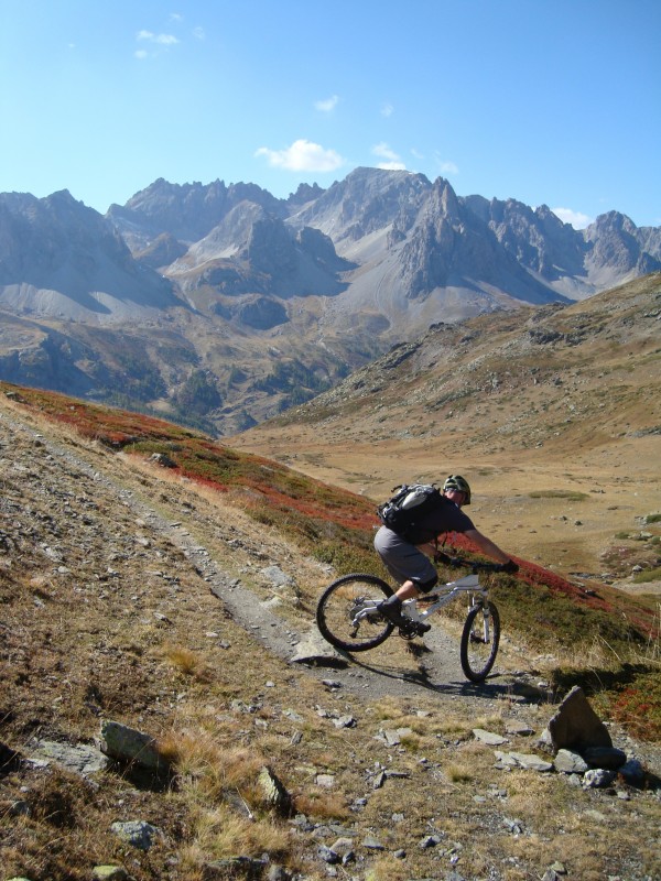 Tour Pic du Lac Blanc : une épingle sur le chemin de ronde.