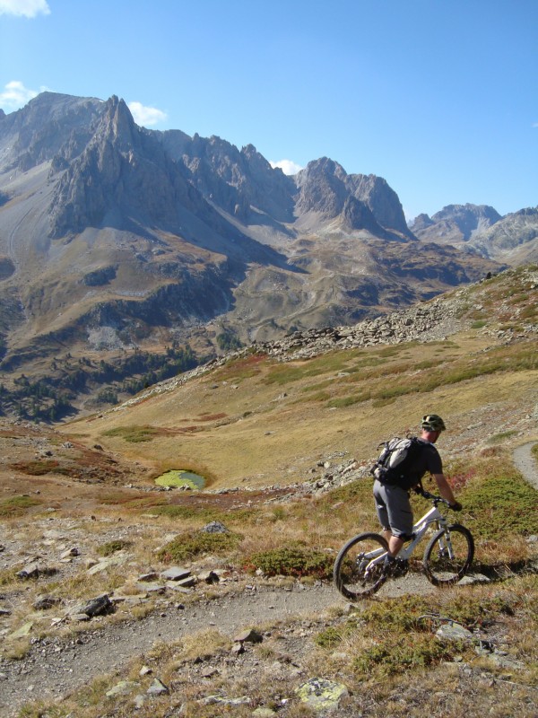 Tour Pic du Lac Blanc : début de la descente finale.