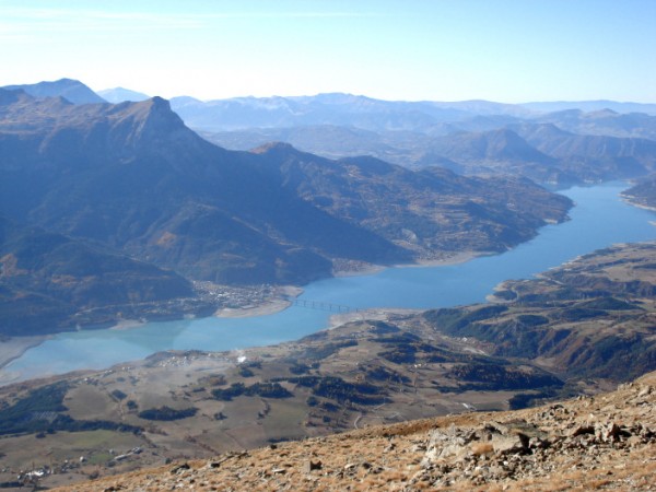 #1 Mont Guillaume : Le lac de Serre Ponçon vu du sommet. Mont Guillaume : Le lac de Serre Ponçon vu du sommet.