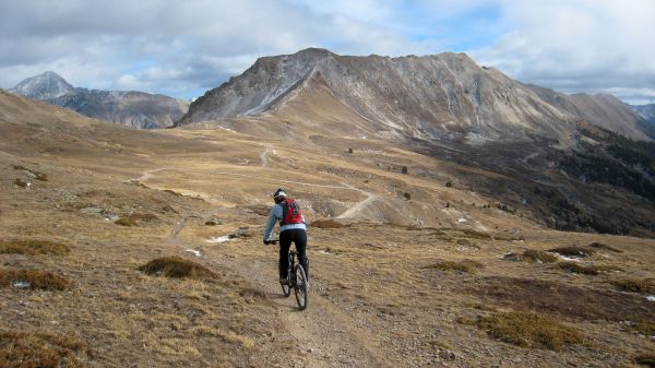 #2 Départ du Granon : Avec le vent dans le dos pas besoin de pédaler Départ du Granon : Avec le vent dans le dos pas besoin de pédaler