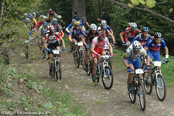 #1 Peloton peu après le départ : Comme si c Peloton peu après le départ : Comme si c'était un XC, je pars à bloc !!