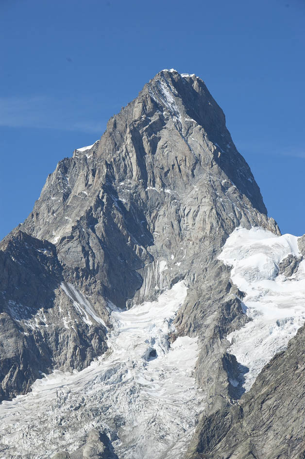 Pointe de la Belle Combe : Face Est des grandes Jorasses