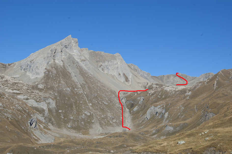 #8 Aiguille d Aiguille d'Artanavaz : La trace du parcours