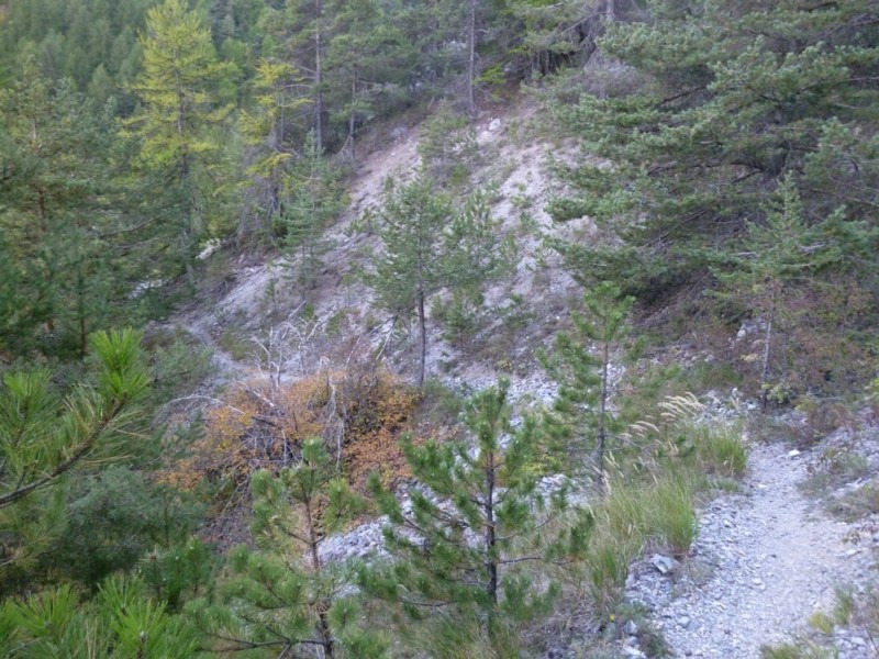 traversée depuis Les Preyts : sympa, mais poussage obligatoire durant 200m à la montée.