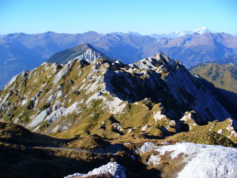 #22 Crête du Mont Charvet : ... qui courre ... Crête du Mont Charvet : ... qui courre ...