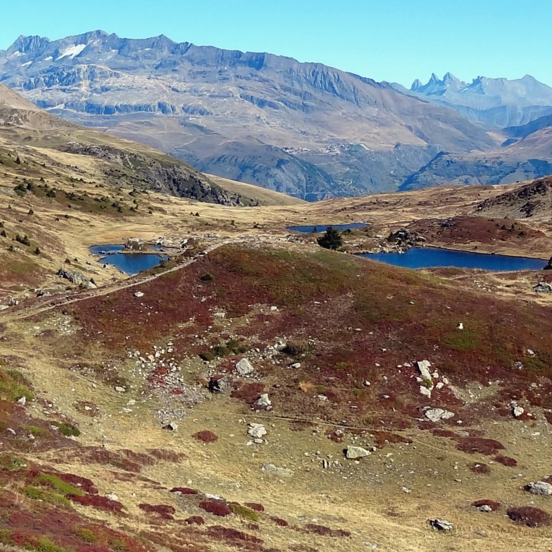 #3 Un peu longuet : la traversée du plateau juste avant le lac Un peu longuet : la traversée du plateau juste avant le lac