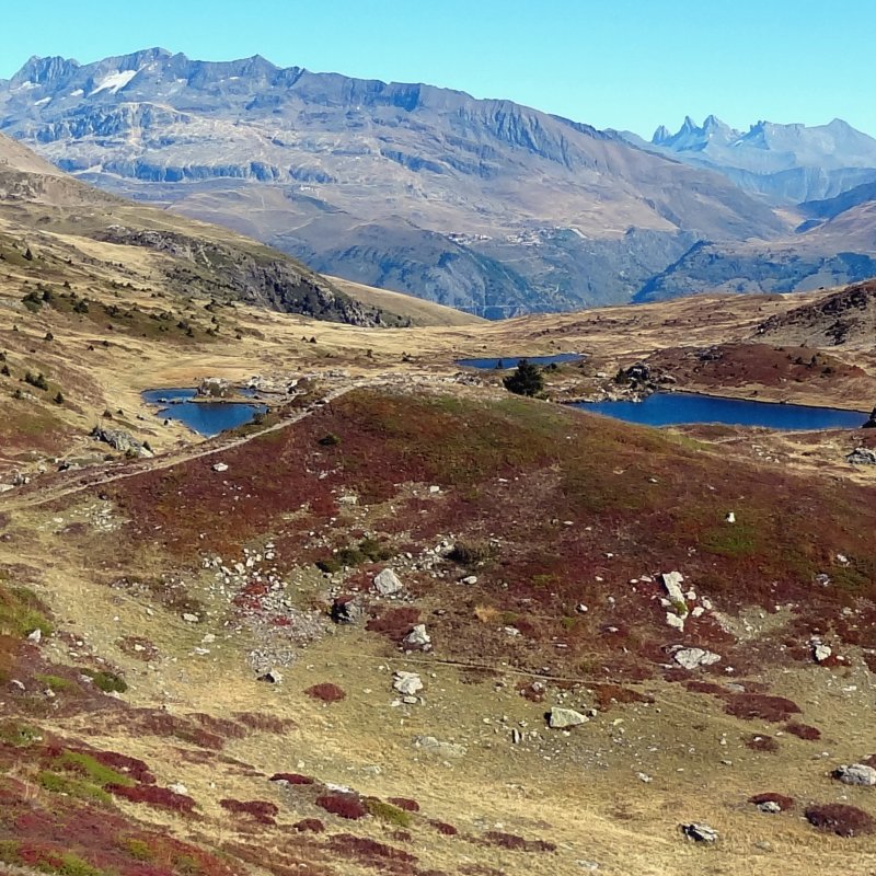 Un peu longuet : la traversée du plateau juste avant le lac