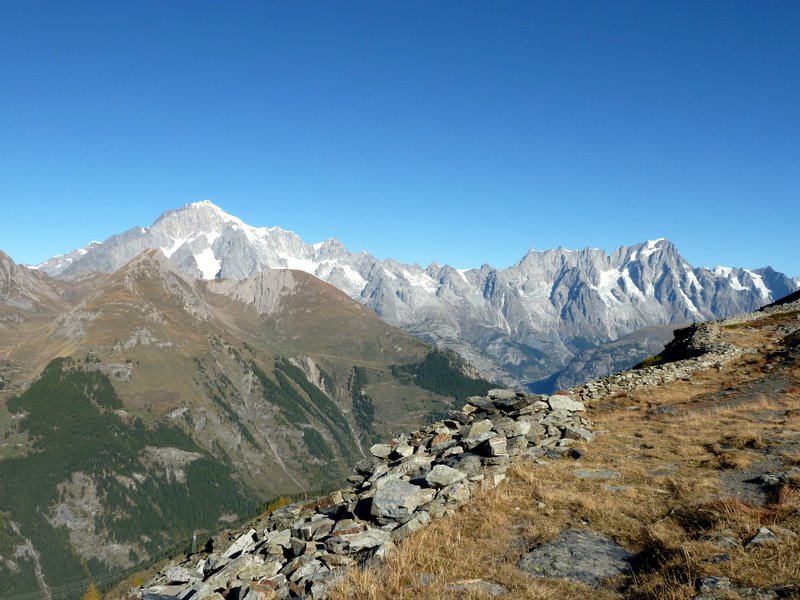 #3 Col de la Croix : Magnifique belvédère sur tout le versant S du massif du Mt Blanc Col de la Croix : Magnifique belvédère sur tout le versant S du massif du Mt Blanc