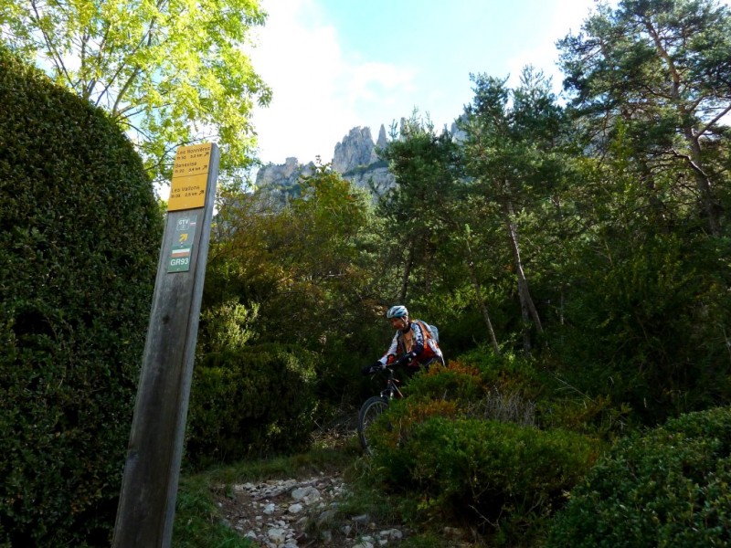 #4 Michèle : fin de la première descente Michèle : fin de la première descente