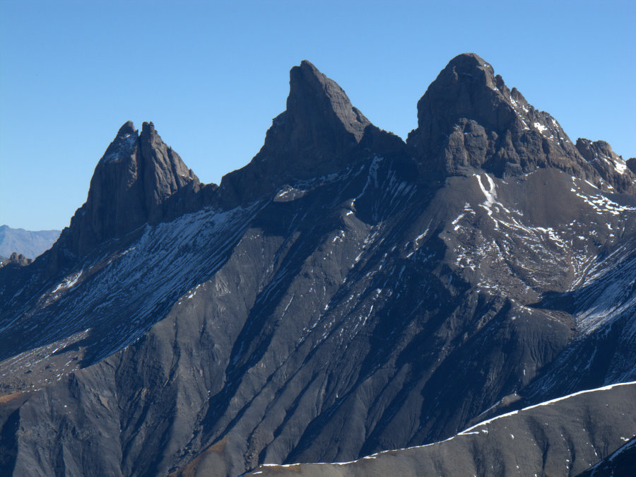 #6 Pic du Mas de la Grave : c Pic du Mas de la Grave : c'est encore bien sec sous les Aiguilles d'Arves