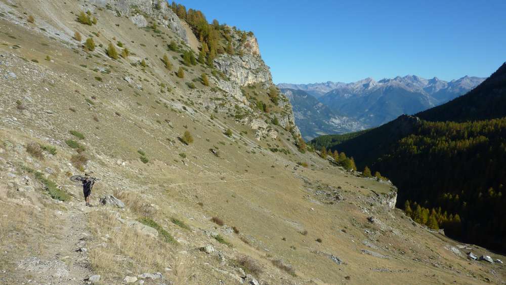 #3 Portage : le Queyras en arriere plan Portage : le Queyras en arriere plan
