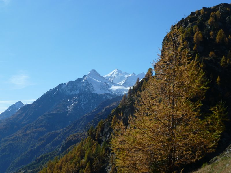 #10 Weisshorn : Weisshorn omniprésent sur ce parcours Weisshorn : Weisshorn omniprésent sur ce parcours