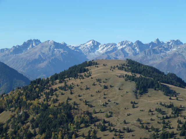 Au dessus de Chaussy : Les Belledonnes