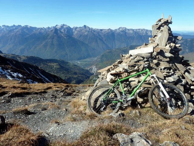 Col de Vabuche : Après la misère sur l'arête, 1000m de plaisir