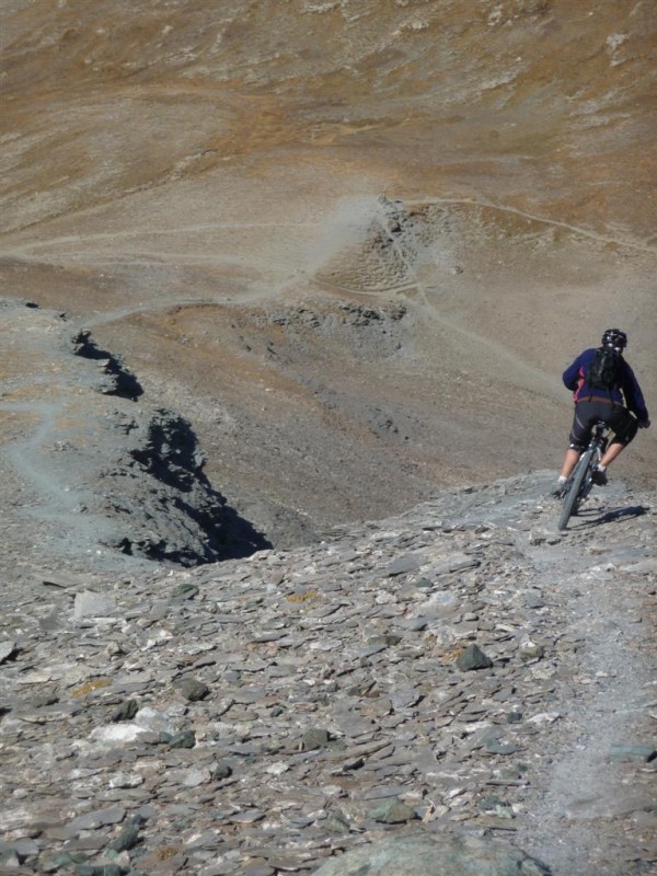 #13 Col Vieux en traversée : Fabien fonce sur Chamoussière... Col Vieux en traversée : Fabien fonce sur Chamoussière...