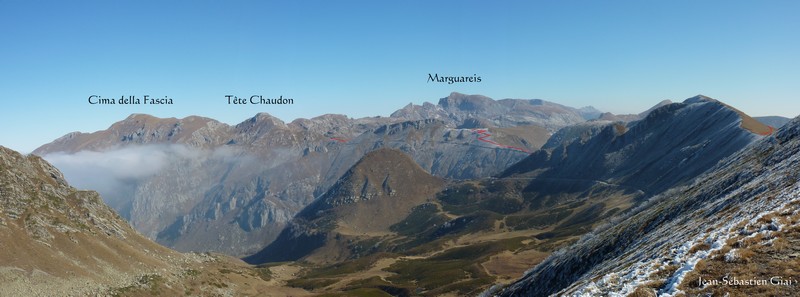 Panorama sur le Margareis