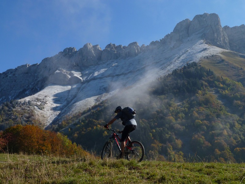 #2 Arclusaz : Neige sur la face NW Arclusaz : Neige sur la face NW