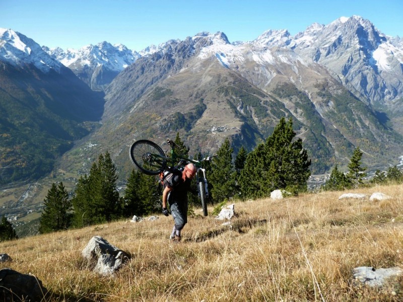 début alpage : Portage : sympa la toile de fond