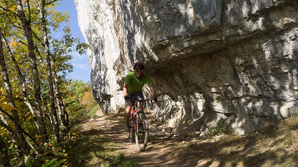 Falaise des Moillats : dans l'autre sens