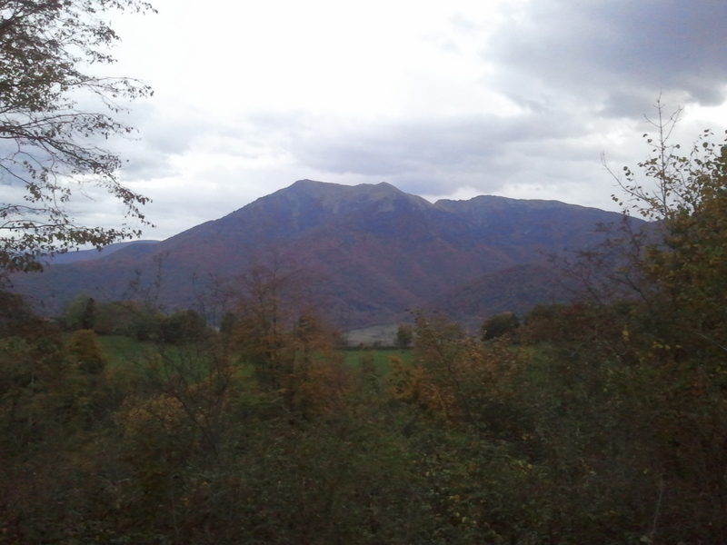 Le cagire : Depuis le massif de Campels, vue sur le Cagire.