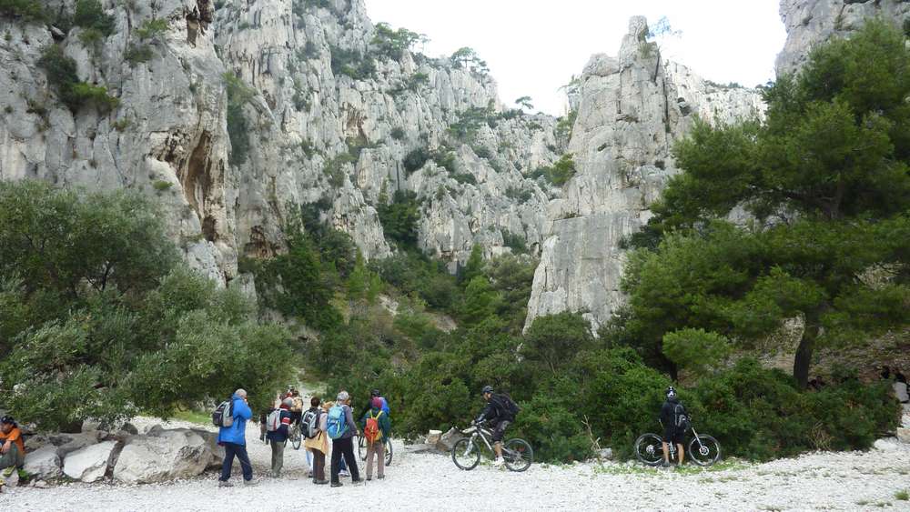 #8 calanque d calanque d'En Vau : aucun souci de cohabitation avec les marcheurs