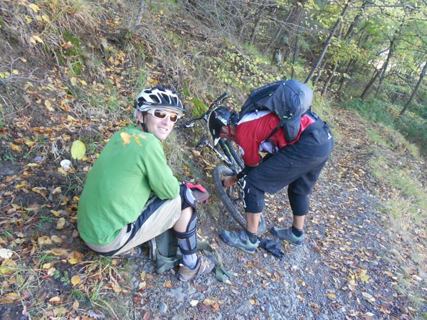 #6 Un petit coup de pompe... : ... pour un tubeless qui fuit. Un petit coup de pompe... : ... pour un tubeless qui fuit.