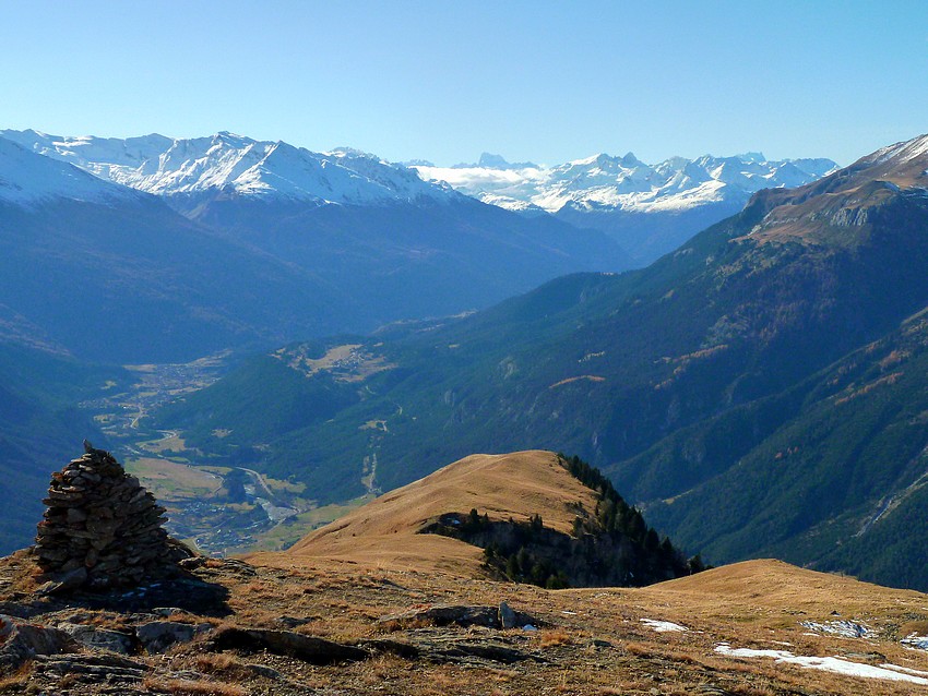 Crête de la Turra : Plaine de Termignon, jusqu'à la Barre