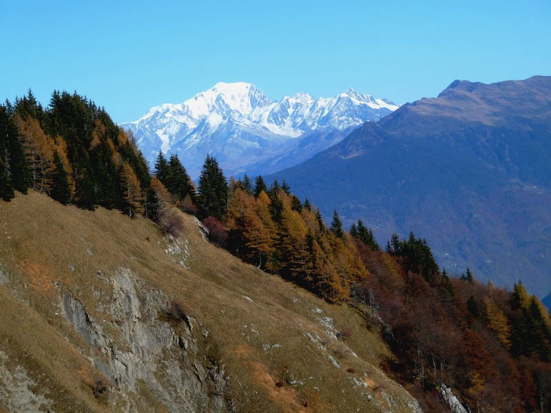 mont blac : vue, soleil et sieste