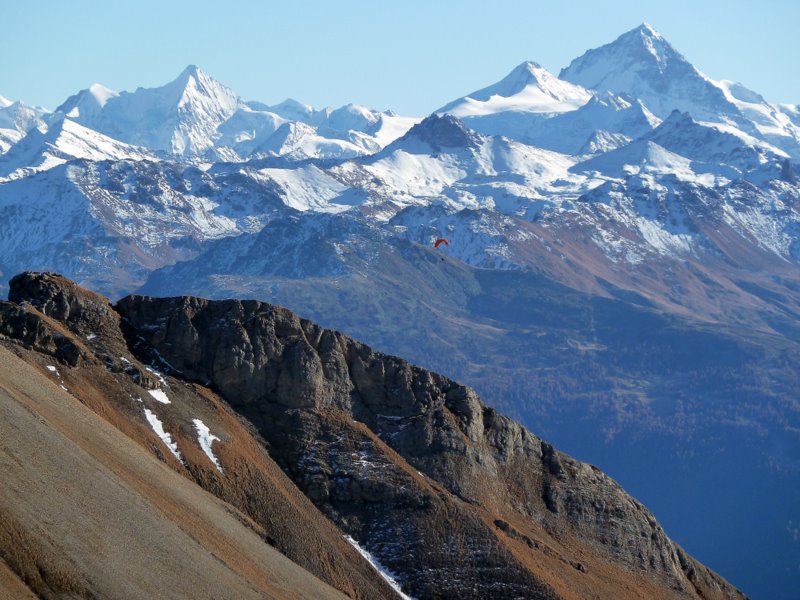 #11 Dent Blanche : Belles conditions pour le vol libre également Dent Blanche : Belles conditions pour le vol libre également