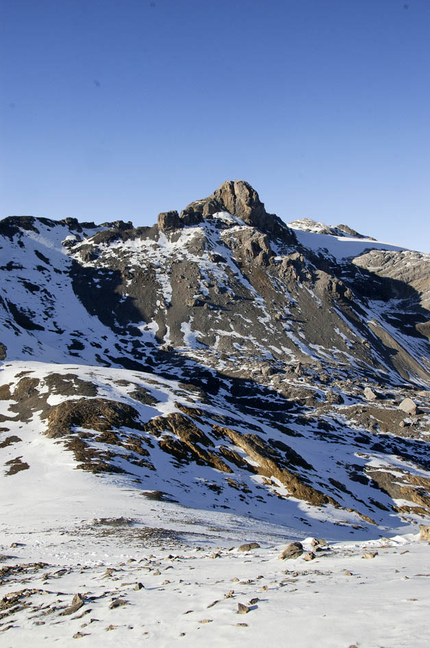 Mont Pucel : Du col, vue le Mont Pucel et au fond le Wildhorn