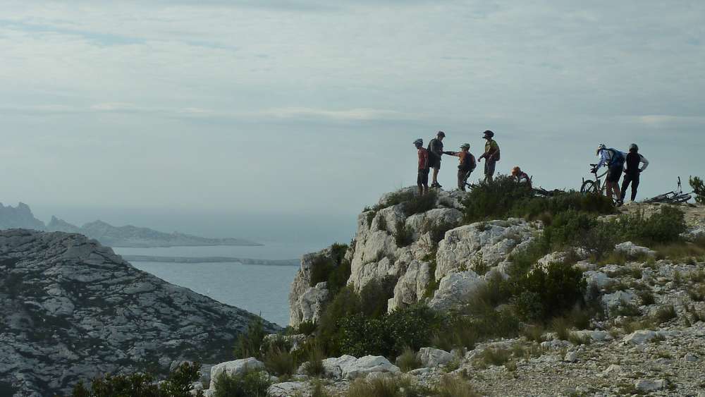 Contemplation : les Vttistes savent aussi admirer le paysage