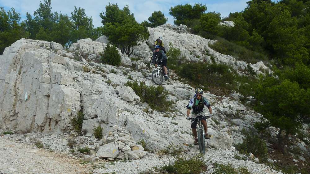 Passage technique : les épingles dans le Nord, les rochers dans le Sud