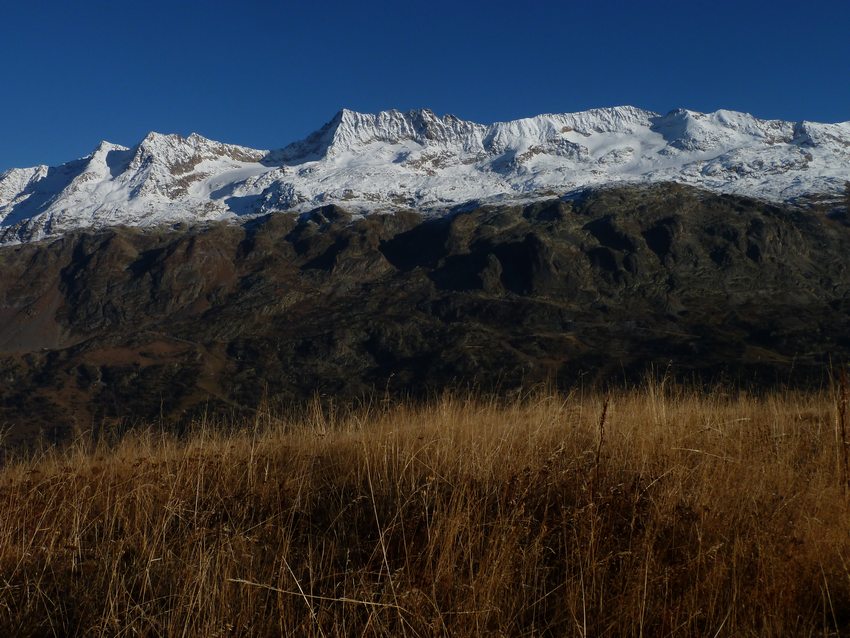 Grand Beau Rocher : L'échine des Grandes Rousses