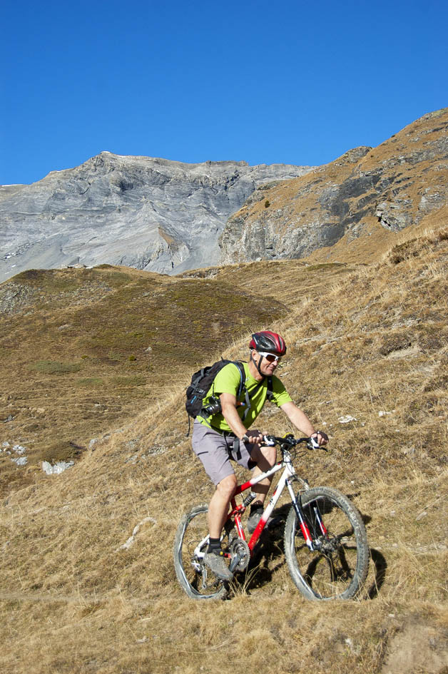 varneralp : Totoff dans la traversée entre Tièche et la montagne du Plan