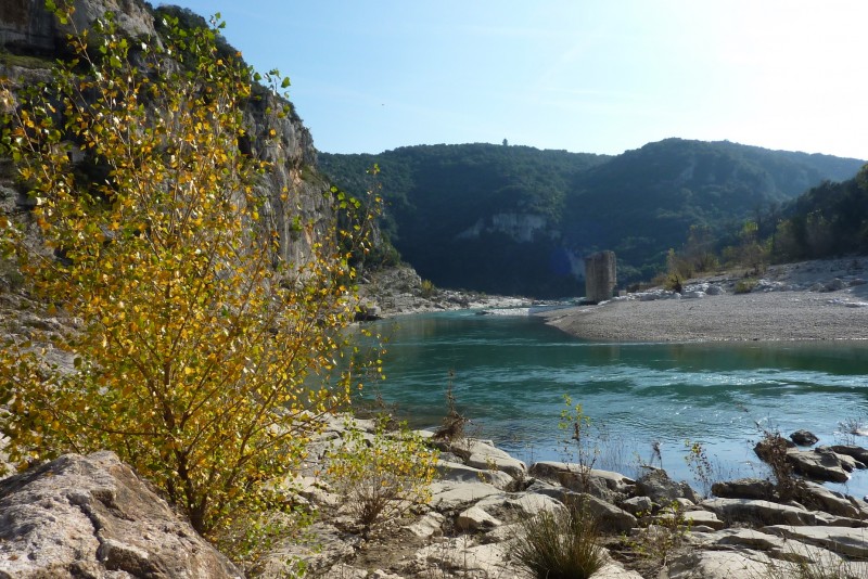 La Baume du Gardon : Version automnale