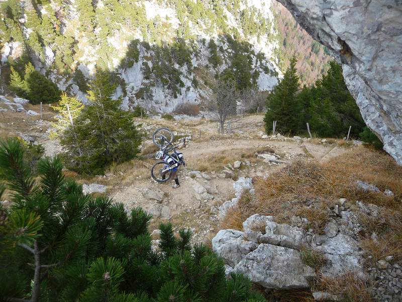 #3 La montée au col : Nicolas dans le montée La montée au col : Nicolas dans le montée