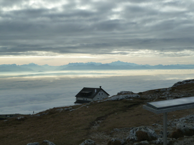Mont Blanc : et l'hôtel du Chasseron