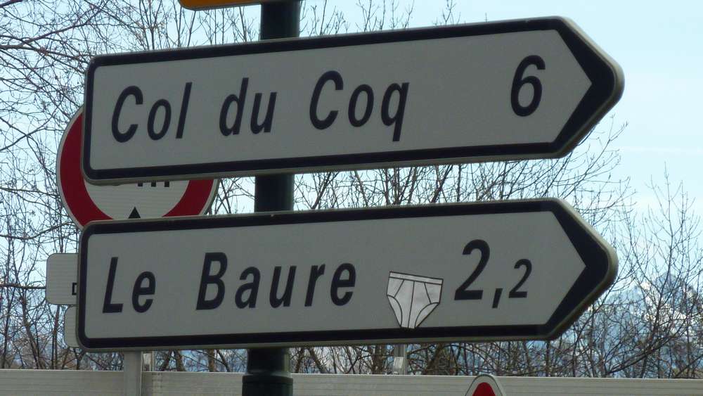 #1 Col de Baure : on y va dare dare parce que visiblement là haut, c Col de Baure : on y va dare dare parce que visiblement là haut, c'est la fete du slip !!