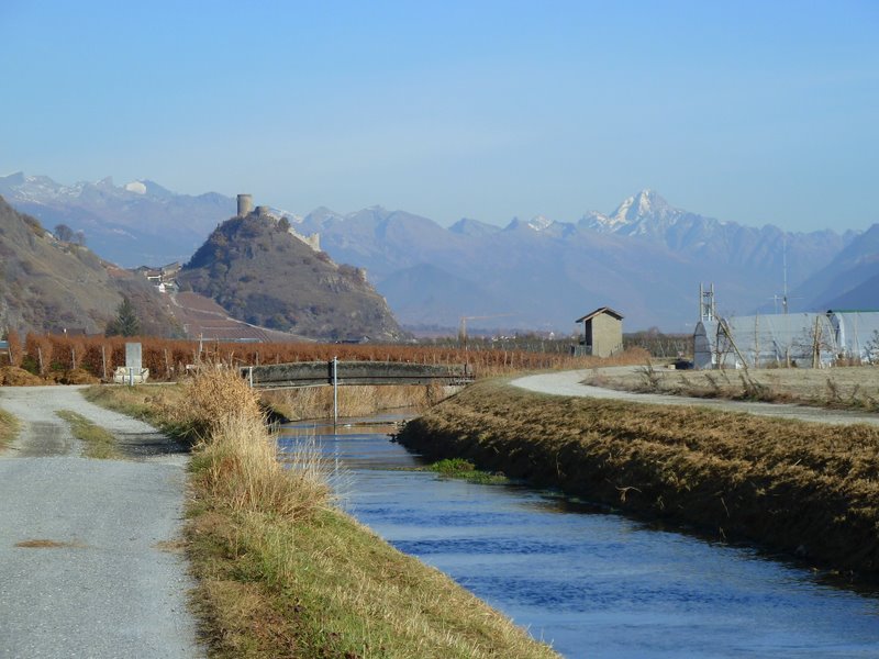 #14 Canal de Gru : Retour cool sur Saillon le long du canal Canal de Gru : Retour cool sur Saillon le long du canal