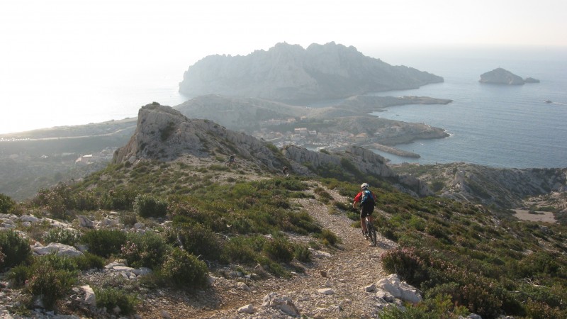 Col des Chèvres : Final sur l'île Maïre