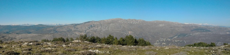 calern : le long des crêtes de calern au soleil