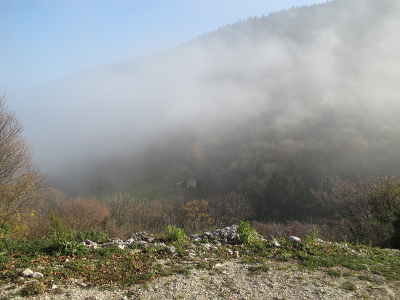 #1 les gorges du Furon : encore un peu de brume, mais pour longtemps les gorges du Furon : encore un peu de brume, mais pour longtemps